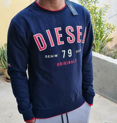 Diesel Sweashirt for men פוטר דיזל לגבר לוגו באמצע